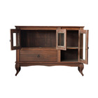 Buffet Retrô Madeira Maciça Imbuia Shop Jm