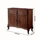 Buffet Retrô Pés Luis Xv Madeira Maciça Imbuia Shop Jm