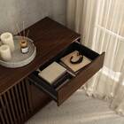 Buffet Ripado 170 Cm Decorativo Porta De Correr Madeira Imbui