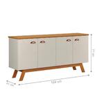 Buffet River 4 Portas Off White Nature