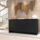 Buffet Sala 3 Portas E 1 Gaveta Reforçado Com Prateleiras Mul