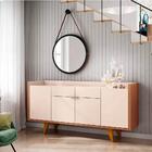 Buffet Sinfonia Com Espelho 54cm E Cristaleira Adega Órfeo H0