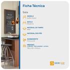 Buffet Sister Imbuia E Off White