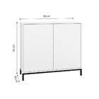 Buffet Square 2 Pt Branco