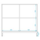 Buffet Square 2 Pt Branco