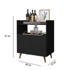 Buffet Suiça Com 2 Portas E 1 Nicho J E A Moveis