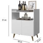 Buffet Suiça Com 2 Portas E 1 Nicho J E A Moveis