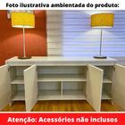 Buffet Tucson Universum 180 Cm Laca Branca Brilhante