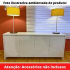 Buffet Tucson Universum 180 Cm Laca Branca Brilhante