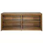 Buffet Vancouver 4 Portas Castanho E Branco 180x50cm Greice M