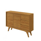 Buffet Vertex 2 Portas Pés Madeira Maciça Mavaular