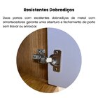 Buffet Vivaldi 2 Portas E 1 Prateleira Com Detalhe Ripado Off