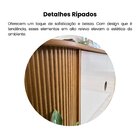 Buffet Vivaldi 2 Portas E 1 Prateleira Com Detalhe Ripado Off