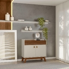 Buffet West Ripado Off White Freijo