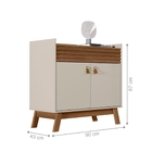 Buffet West Ripado Off White Freijo