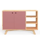 Buffet Xis com Portas e Prateleiras Pinus - Veromobili