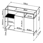 Buffet York 2 Pt Hanover E Preto