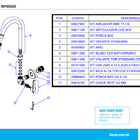 Bujão Cerâmico Anti- Horário