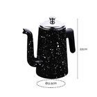 Bule 1,5l Esmaltado Com Cabo Baquelite E Bico Longo Zanella