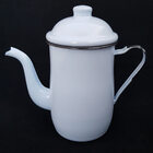 Bule Aço Esmaltado Para Café Chá 1,25 Litros Tradicional Azul