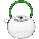 Bule Chaleira Home&co Com Alça Verde Borossilicato 900ml 16x1