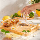 Bule Chaleira Lisa Com Infusor Tampa Vidro Borosilicato Hausk