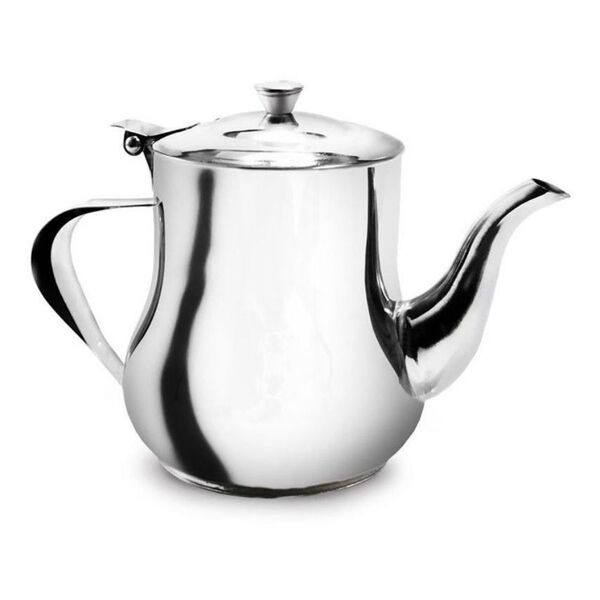 Bule De Inox Café Chá Leite Tamanho Pequeno Com Bico Grande