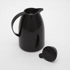 Bule garrafa térmica preta com gatilho 1l Viena Invicta