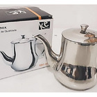 Bule Inox 680ml Brilho Para Servir Chá Café Leite Chocolate