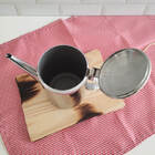 Bule Para Café 1,2 Litros Com Bico Todo De Aço Inox Forma