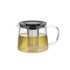 Bule Para Cha Em Vidro E Aco Inox Com Infusor 900 Ml Tramonti