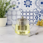 Bule Para Cha Vidro Borossilicato Com Infusor 600ml Mimo Styl