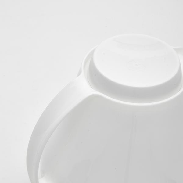 Bule térmico branco 400ml para chá e café Sonetto