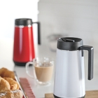 Bule Termico Exata Em Aco Inox Branco Com Infusor 300 Ml Tram