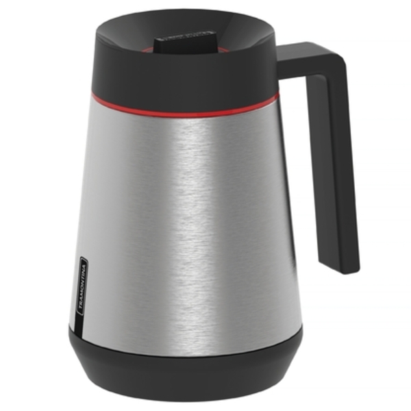 Bule Termico Exata Em Aco Inox Grafite Com Infusor 300 Ml Tra