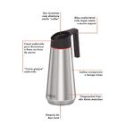 Bule Térmico Tramontina Exata Em Aço Inox 1 L