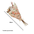 Buquê Amores Rústico Mix Flores Desidratadas