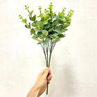 Buquê De Eucalipto Folhas Permanente Decorativo Verde Alto