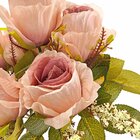 Buquê De Flores X7 Rosa Permanente