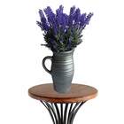 Buquê Floral De Lavanda Lilás Artificial 5 Unidades Ideal Par