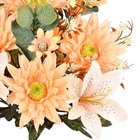 Buquê Gerbera e Lirio Pequeno Rosa Grillo