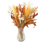 Buquê Preservado Rústico De Flores Desidratadas Multicoloridas