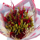 Buquê Romance Red Flores Desidratadas