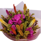 Buquê Romance Rose Flores Desidratadas