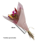 Buquê Romance Rose Flores Desidratadas