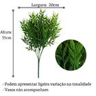 Buques De Bambu Artificial Kit 18 Plantas Permanente Para Dec