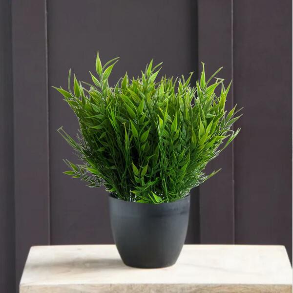 Buques De Folhagens Permanentes Bambu 7 Unidades Decoração En