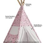 Cabana Infantil Casinha Com Janelinha E Led- Branco/rosa