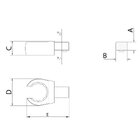 Cabeça Intercambiável Chave Poligonal Aberta Encaixe 9x12 Tam