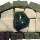 Cabeçalho De Número Em Mosaico - 7x20cm